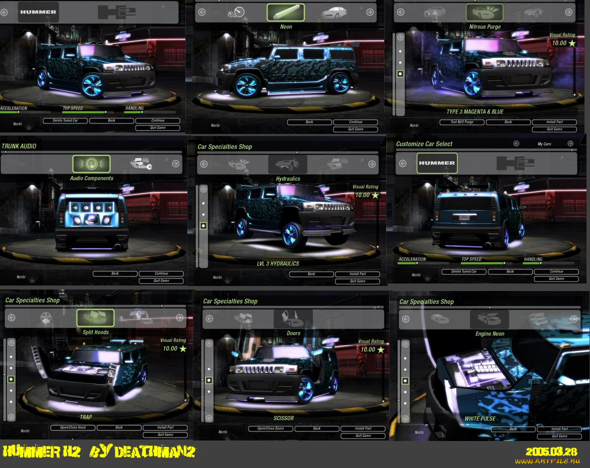 nfs, underground2, hummer, h2, , , need, for, speed, underground